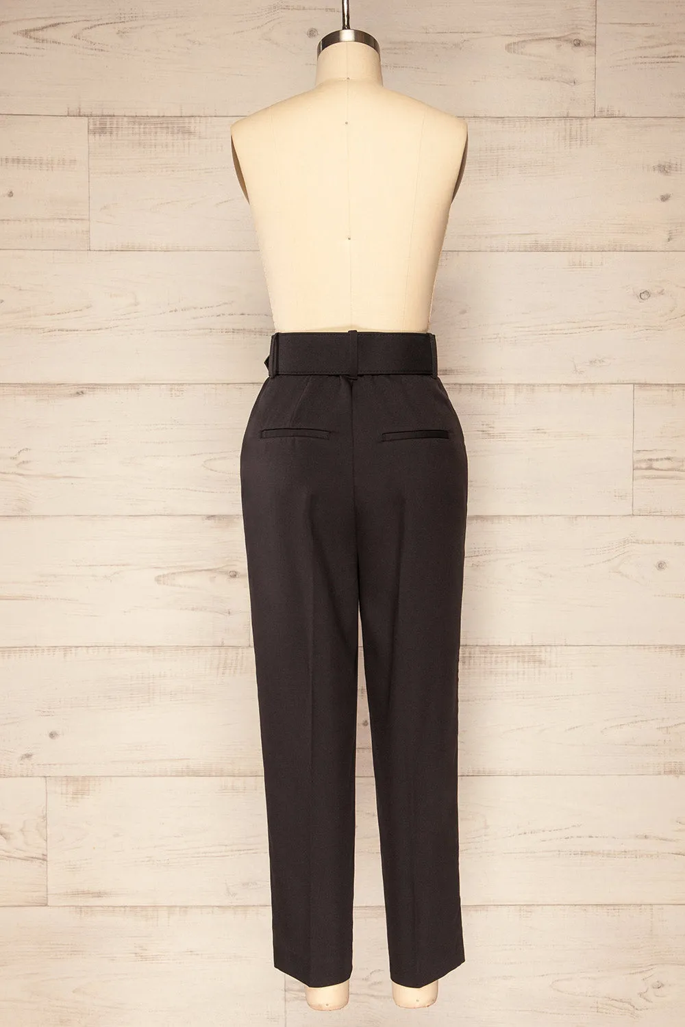 Compostelle | Black High-Waisted Pants sold by Boutique 1861 product image thumbnail 5