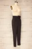 Compostelle | Black High-Waisted Pants sold by Boutique 1861