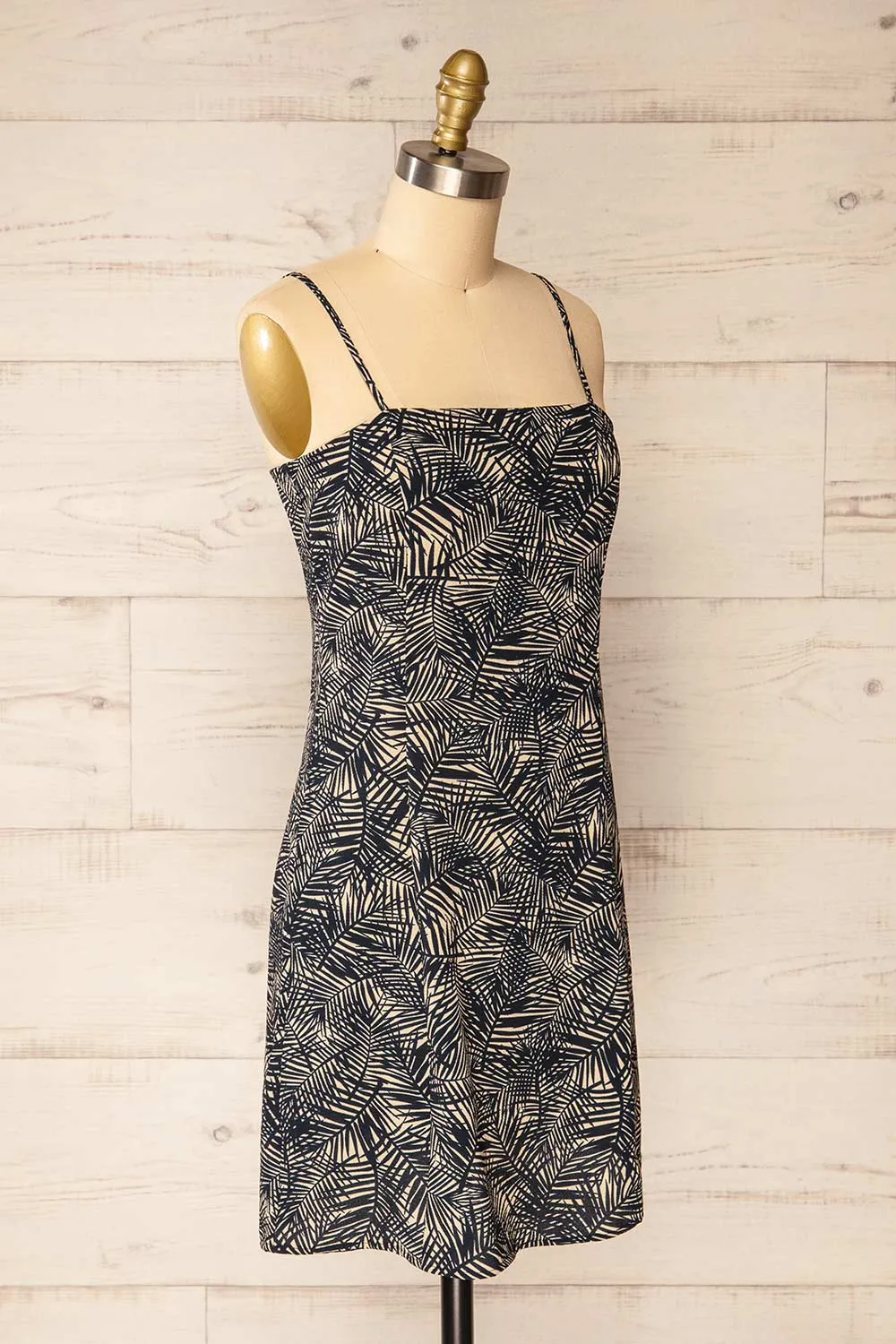 Mirmande Navy | Short Dress w/ Thin Straps sold by Boutique 1861 product image thumbnail 4
