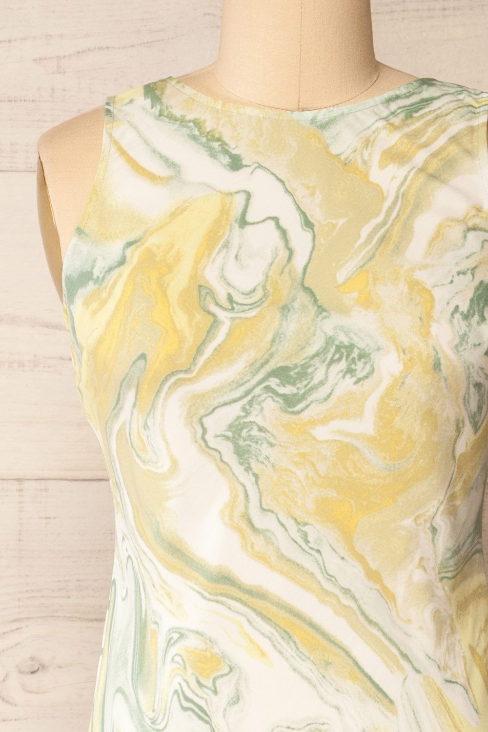 Reims | Green Marble Pattern Midi Dress sold by Boutique 1861 product image thumbnail 3