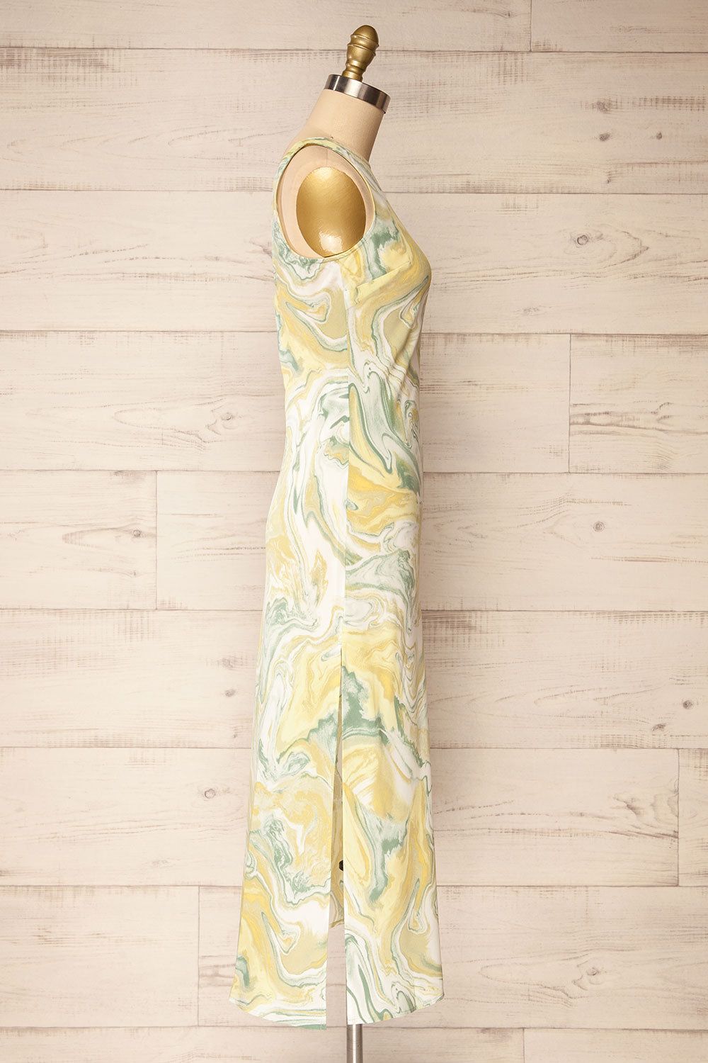 Reims | Green Marble Pattern Midi Dress sold by Boutique 1861 product image thumbnail 4