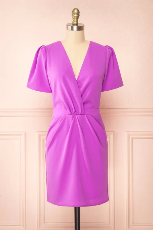 Esta | Short Purple Dress sold by Boutique 1861