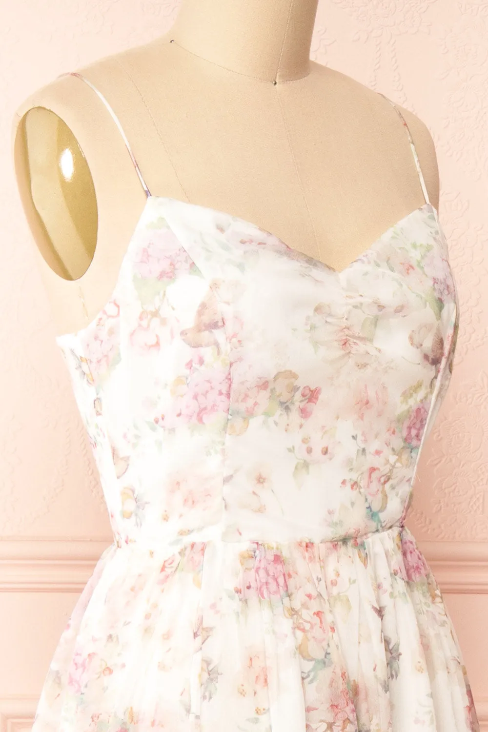 Jona | Floral Midi Dress w/ Open Back sold by Boutique 1861 product image thumbnail 5