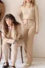 Kokola Beige | High-Waisted Straight Leg Pants sold by Boutique 1861