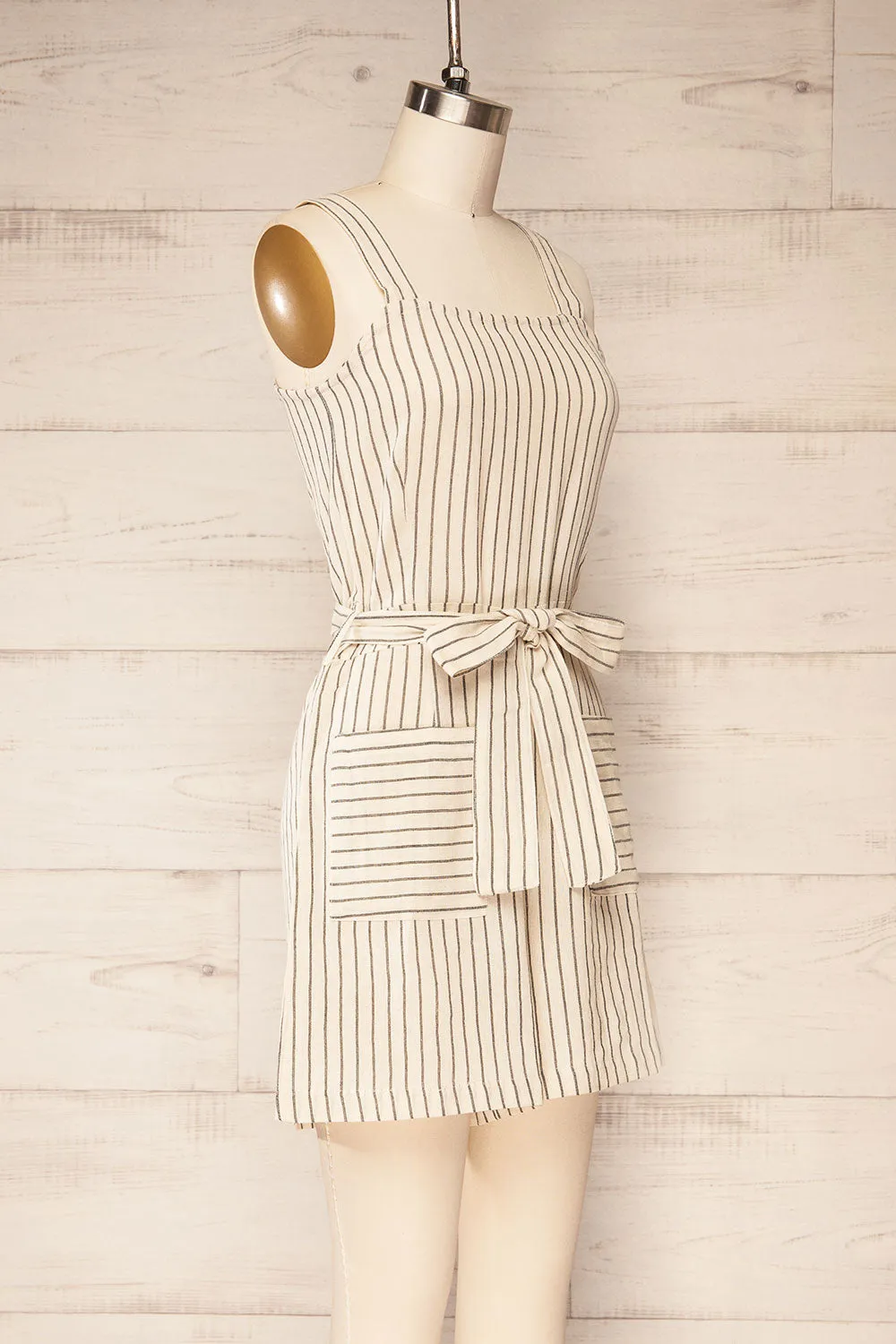 Rendur | Striped Romper w/ Pockets sold by Boutique 1861 product image thumbnail 3