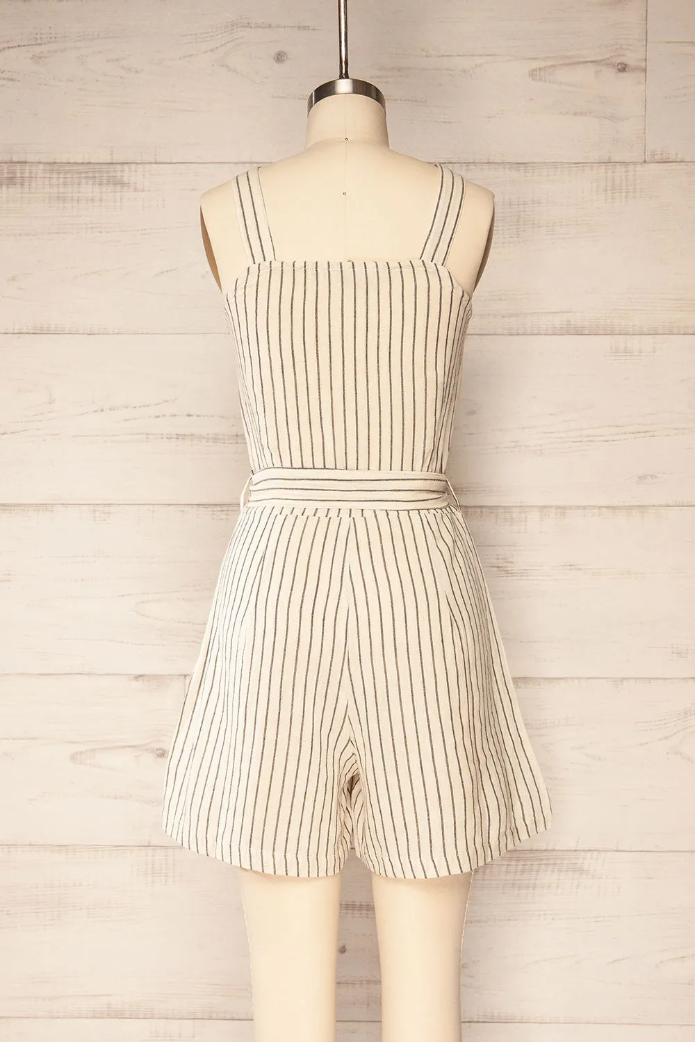 Rendur | Striped Romper w/ Pockets sold by Boutique 1861 product image thumbnail 4