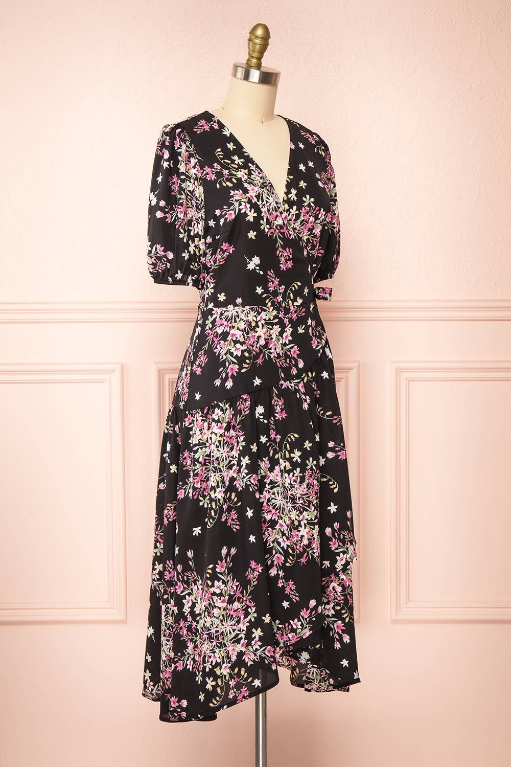 Gladenbach | Floral High Low Wrap Dress sold by Boutique 1861 product image thumbnail 3