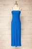 Juarez | Long Blue A-Line Dress sold by Boutique 1861