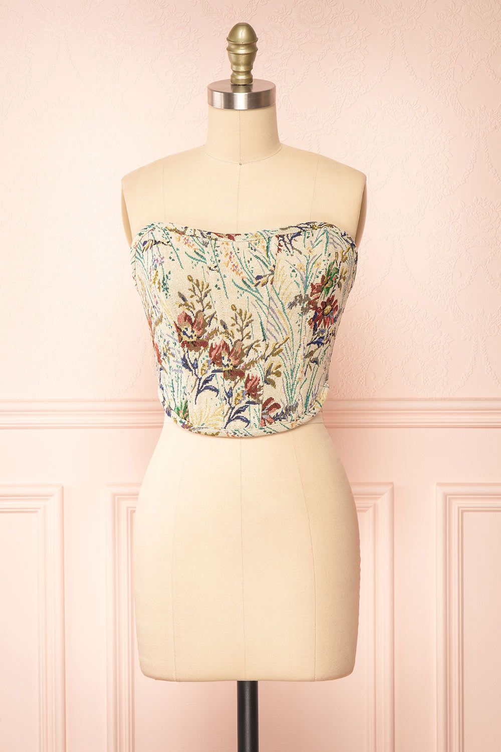 Caligula | Bustier Corset Top w/ Lace Up Back sold by Boutique 1861