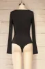 Longwy | Long-Sleeved Black Bodysuit sold by Boutique 1861