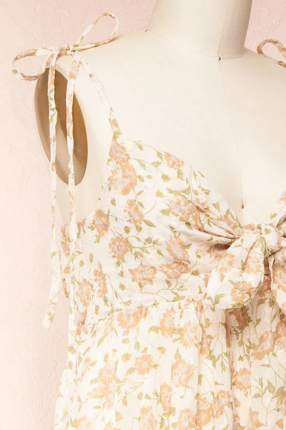 SiIja | Wide-Leg Floral Jumpsuit w/ Floral Embroidery sold by Boutique 1861 product image thumbnail 4