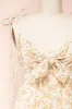 SiIja | Wide-Leg Floral Jumpsuit w/ Floral Embroidery sold by Boutique 1861