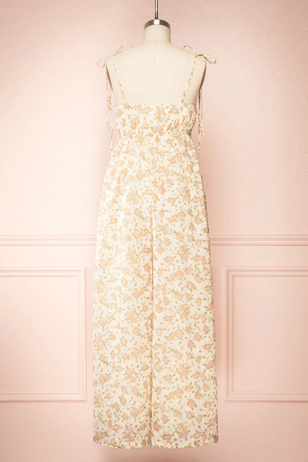 SiIja | Wide-Leg Floral Jumpsuit w/ Floral Embroidery sold by Boutique 1861 product image thumbnail 5