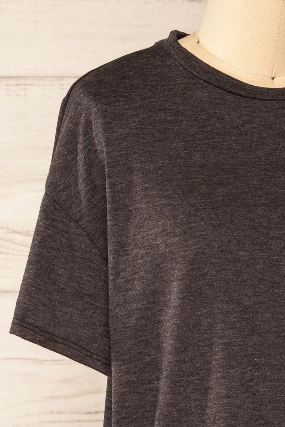 Nouem Grey | Oversized T-Shirt sold by Boutique 1861 product image thumbnail 4