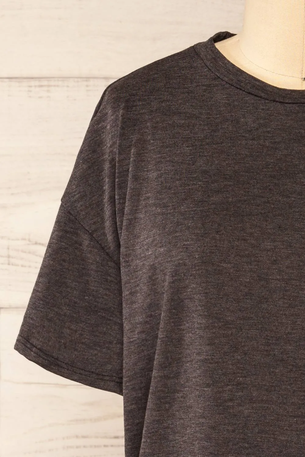Nouem Grey | Oversized T-Shirt sold by Boutique 1861 product image thumbnail 2