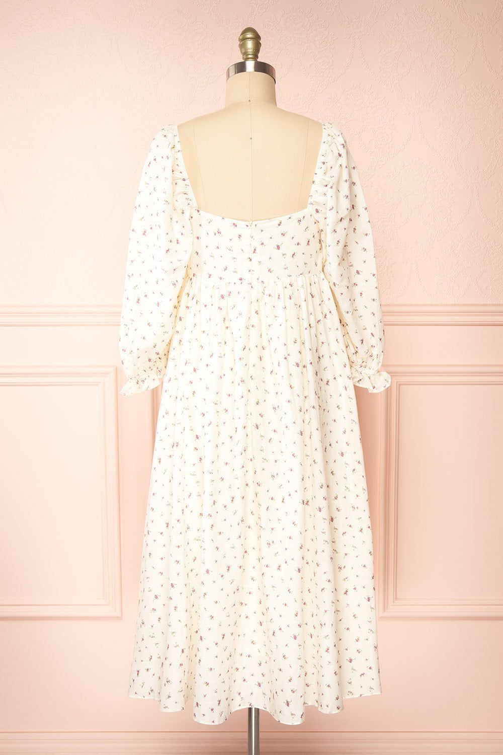 Milka | Long Sleeve Floral Midi Dress with Empire Waist sold by Boutique 1861 product image thumbnail 5