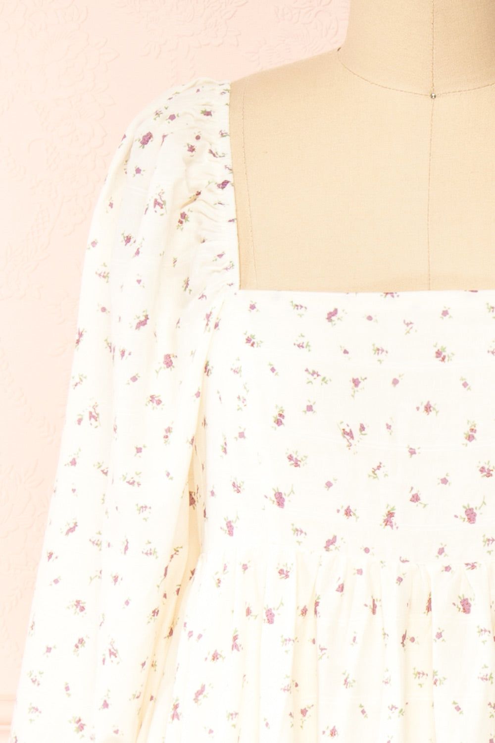 Milka | Long Sleeve Floral Midi Dress with Empire Waist sold by Boutique 1861 product image thumbnail 2