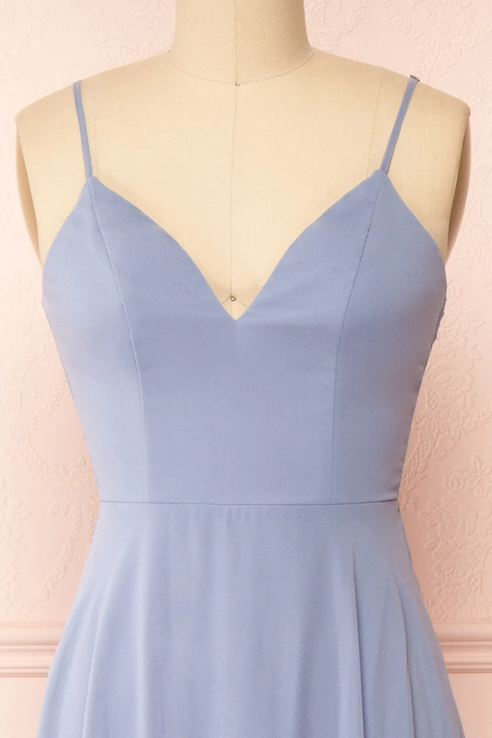 Peggie Blue | Chiffon Maxi Dress w/ Back Embroidery sold by Boutique 1861 product image thumbnail 2