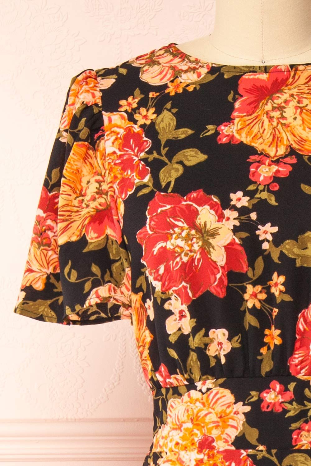 Roselen | Midi Floral Dress w/ Slit sold by Boutique 1861 product image thumbnail 2