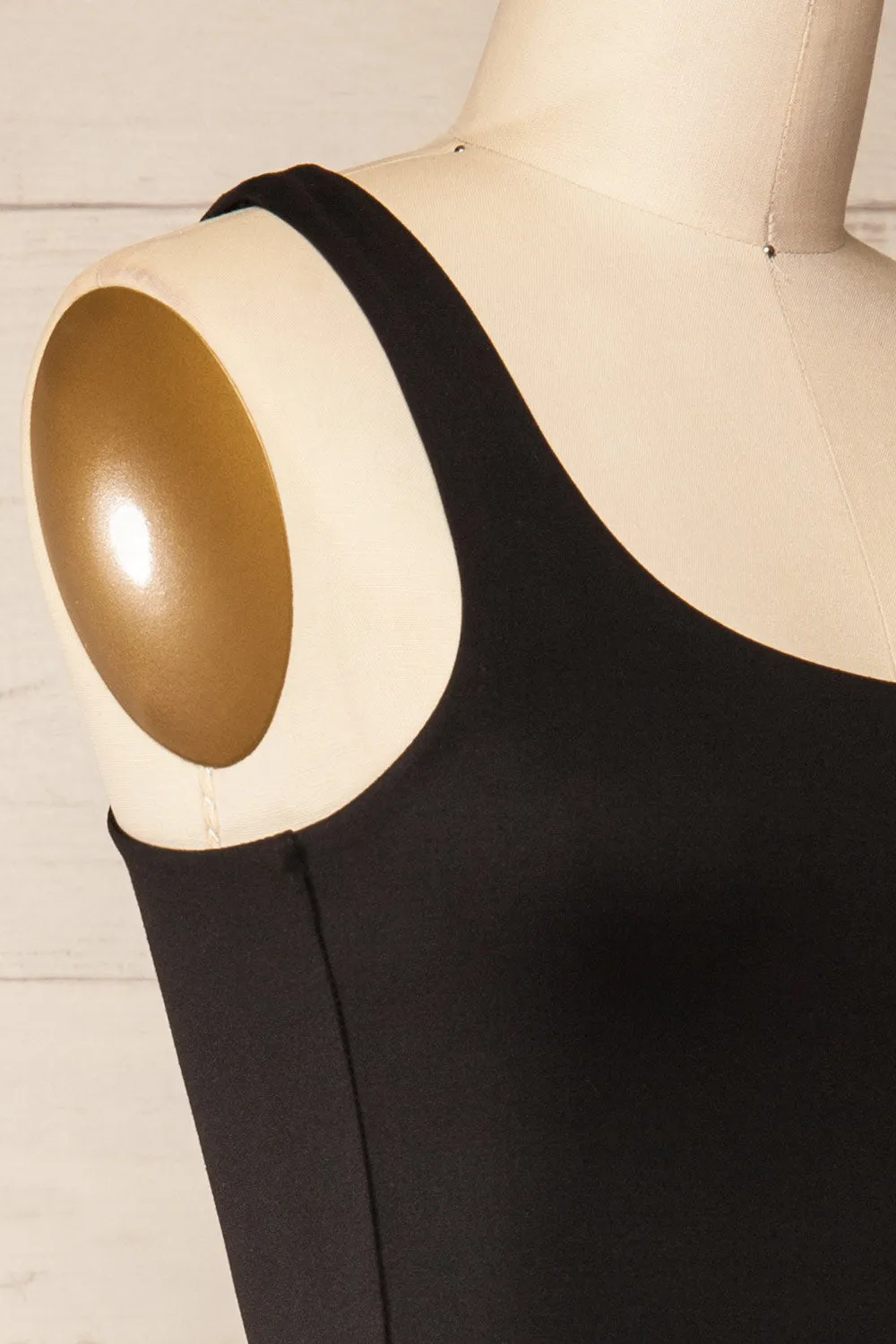 Clevedon Black | Bodysuit w/ Square Neckline sold by Boutique 1861 product image thumbnail 4
