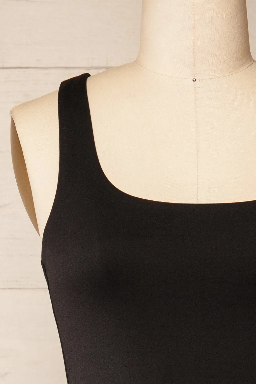Clevedon Black | Bodysuit w/ Square Neckline sold by Boutique 1861 product image thumbnail 2