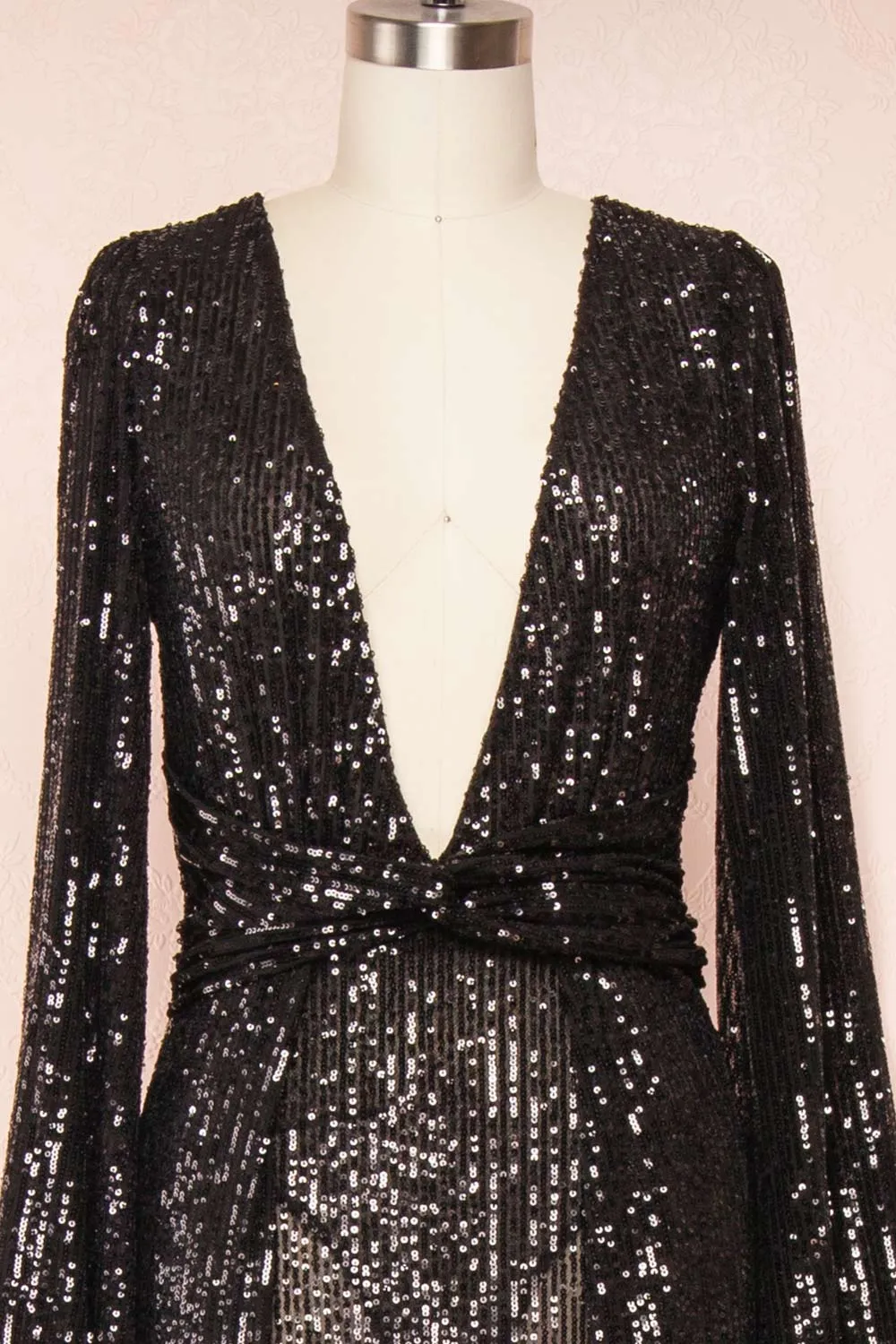 Marta Black | Sparkly Maxi Dress w/ Bodysuit sold by Boutique 1861 product image thumbnail 2