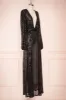 Marta Black | Sparkly Maxi Dress w/ Bodysuit sold by Boutique 1861