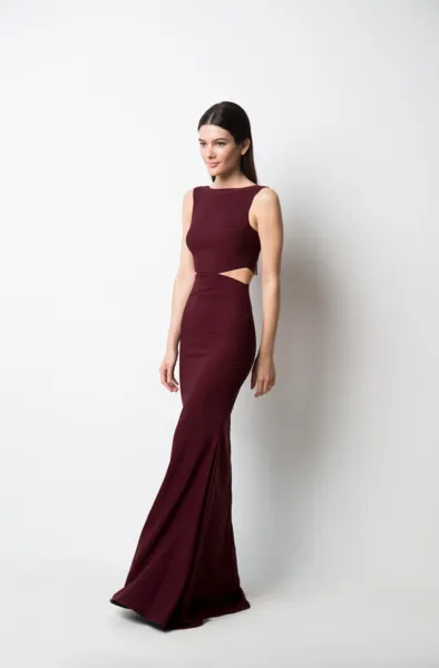 Vallata Wine | Burgundy Maxi Dress sold by Boutique 1861 product image thumbnail 5
