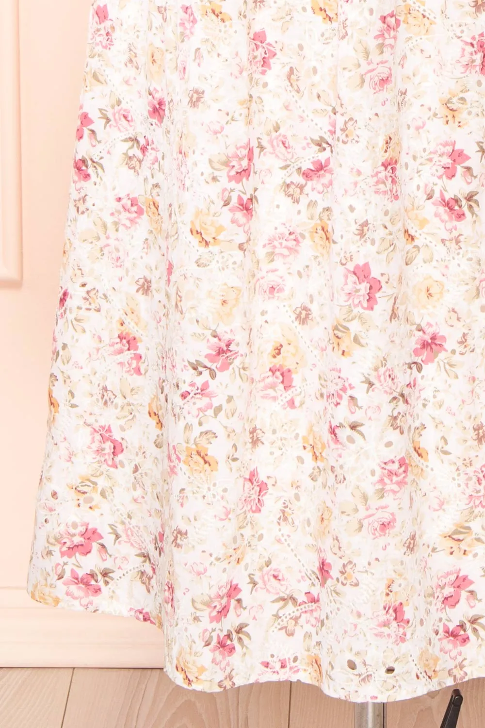 Miranjo | Floral Openwork Midi Skirt sold by Boutique 1861 product image thumbnail 3