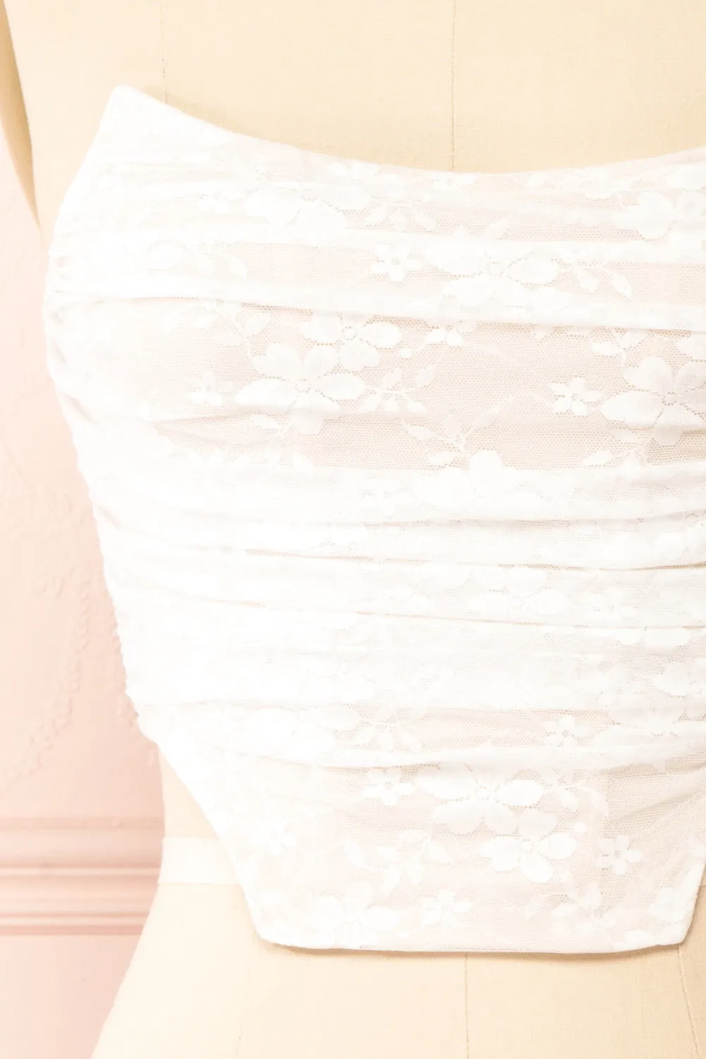 Malak | Lace Corset Crop Top sold by Boutique 1861 product image thumbnail 2