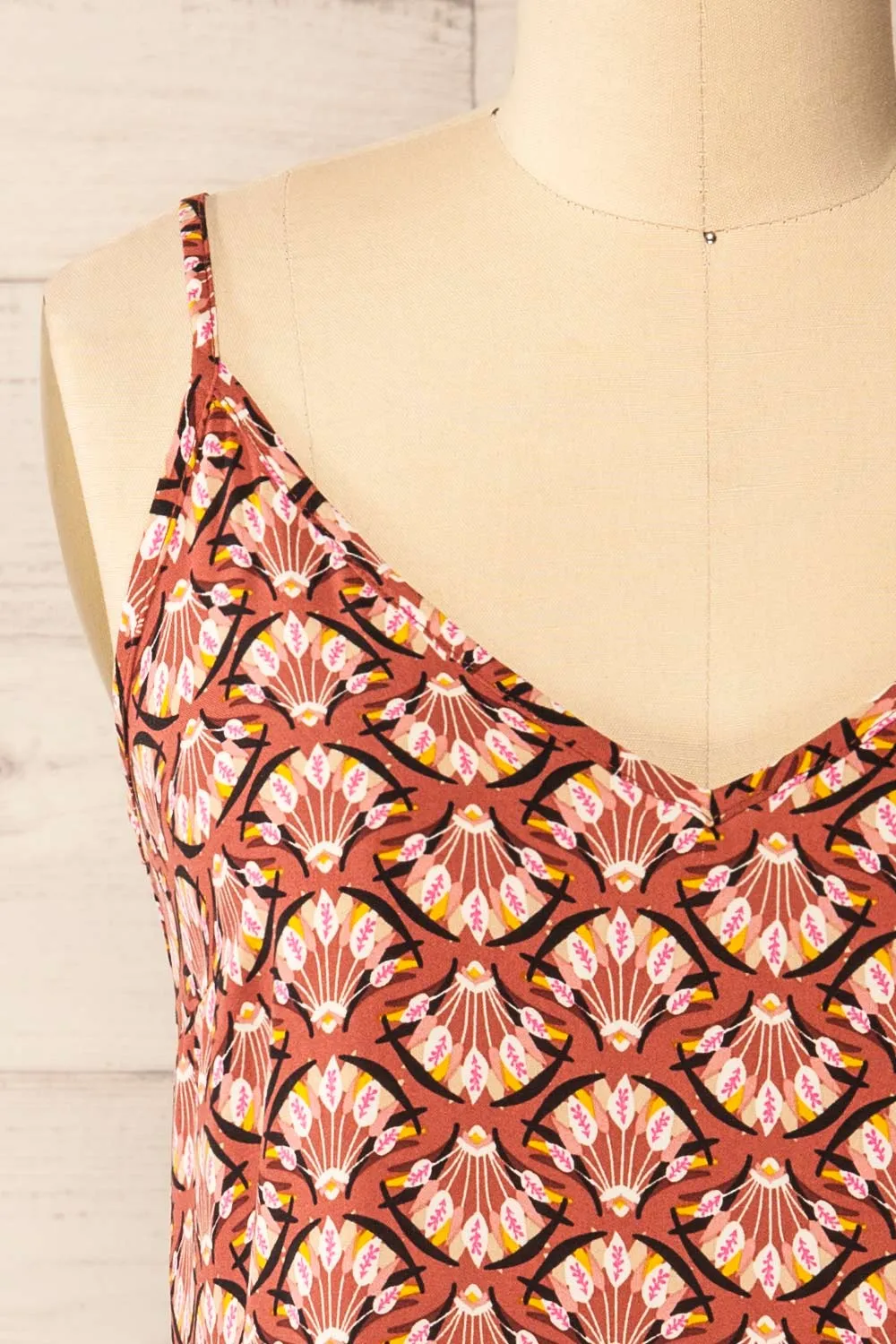 Creteil | Patterned Cami Top w/ Thin Straps sold by Boutique 1861 product image thumbnail 2
