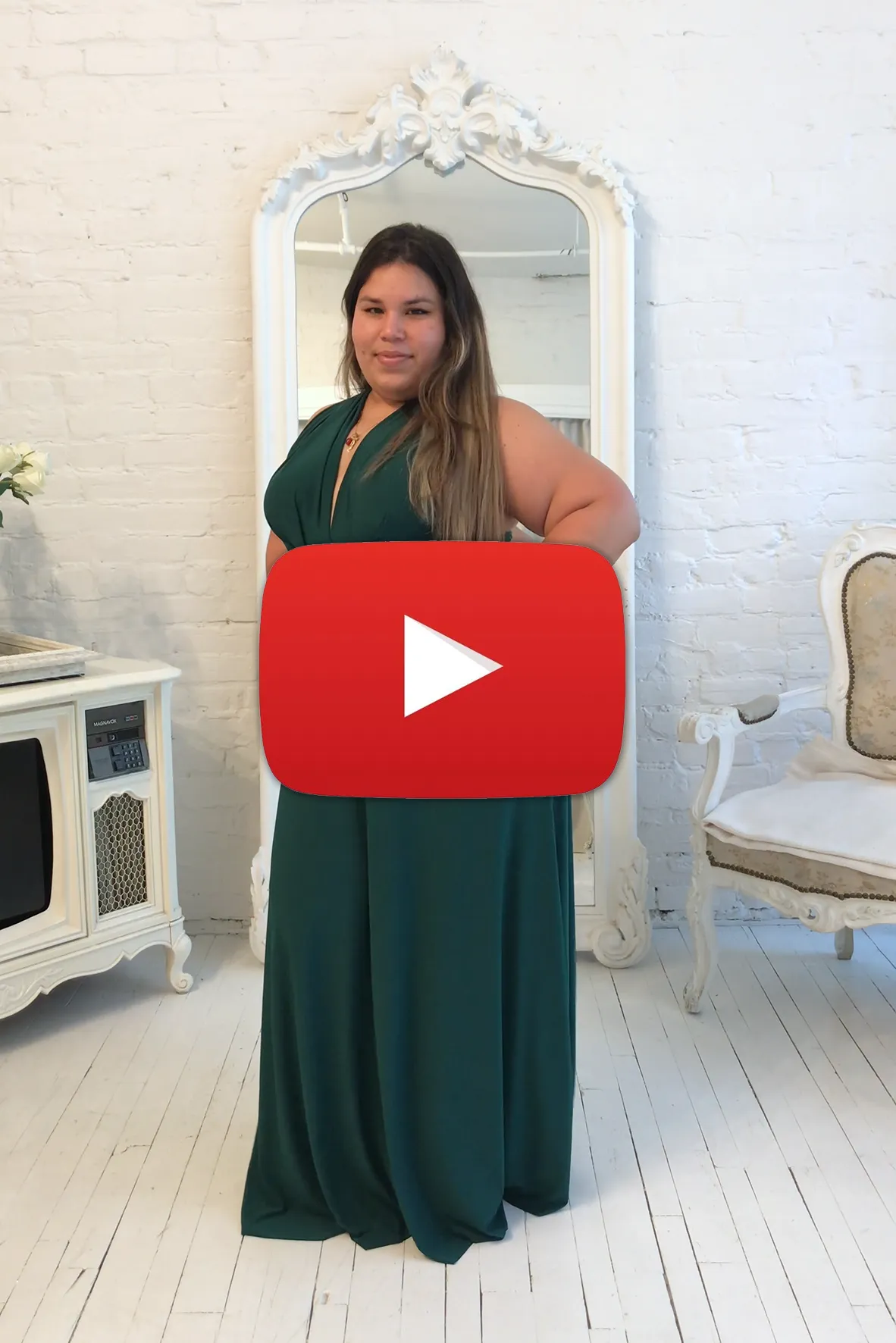 Violaine Burgundy | Convertible Maxi Dress sold by Boutique 1861 product image thumbnail 2