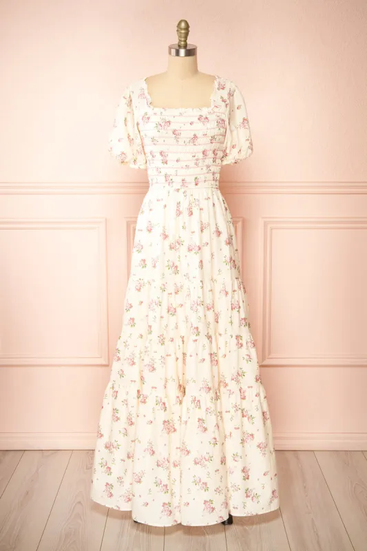 Mariette | Maxi Floral A-Line Dress sold by Boutique 1861