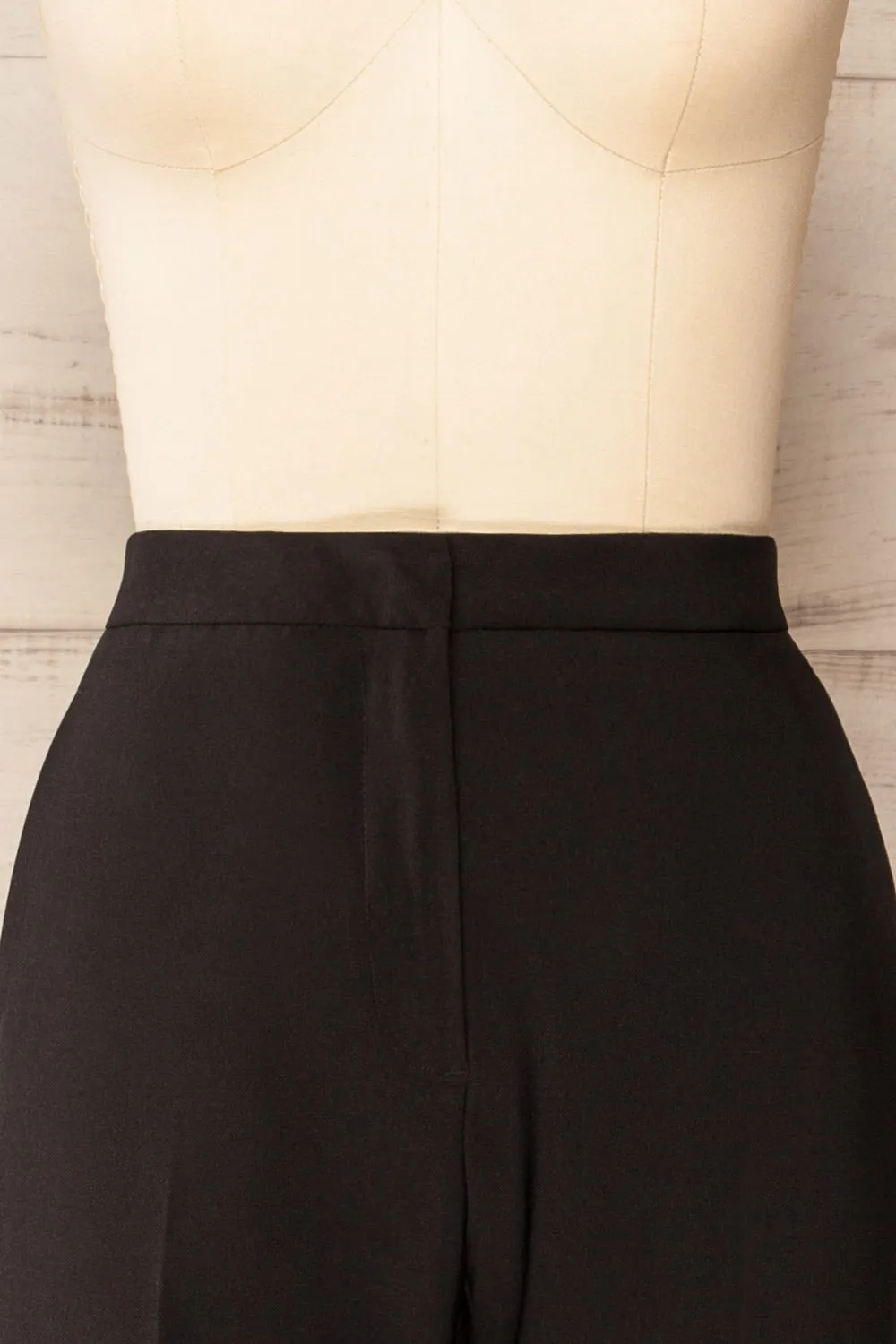 Sibenik Black | High-Waisted Pants w/ Pleated Leg sold by Boutique 1861 product image thumbnail 2