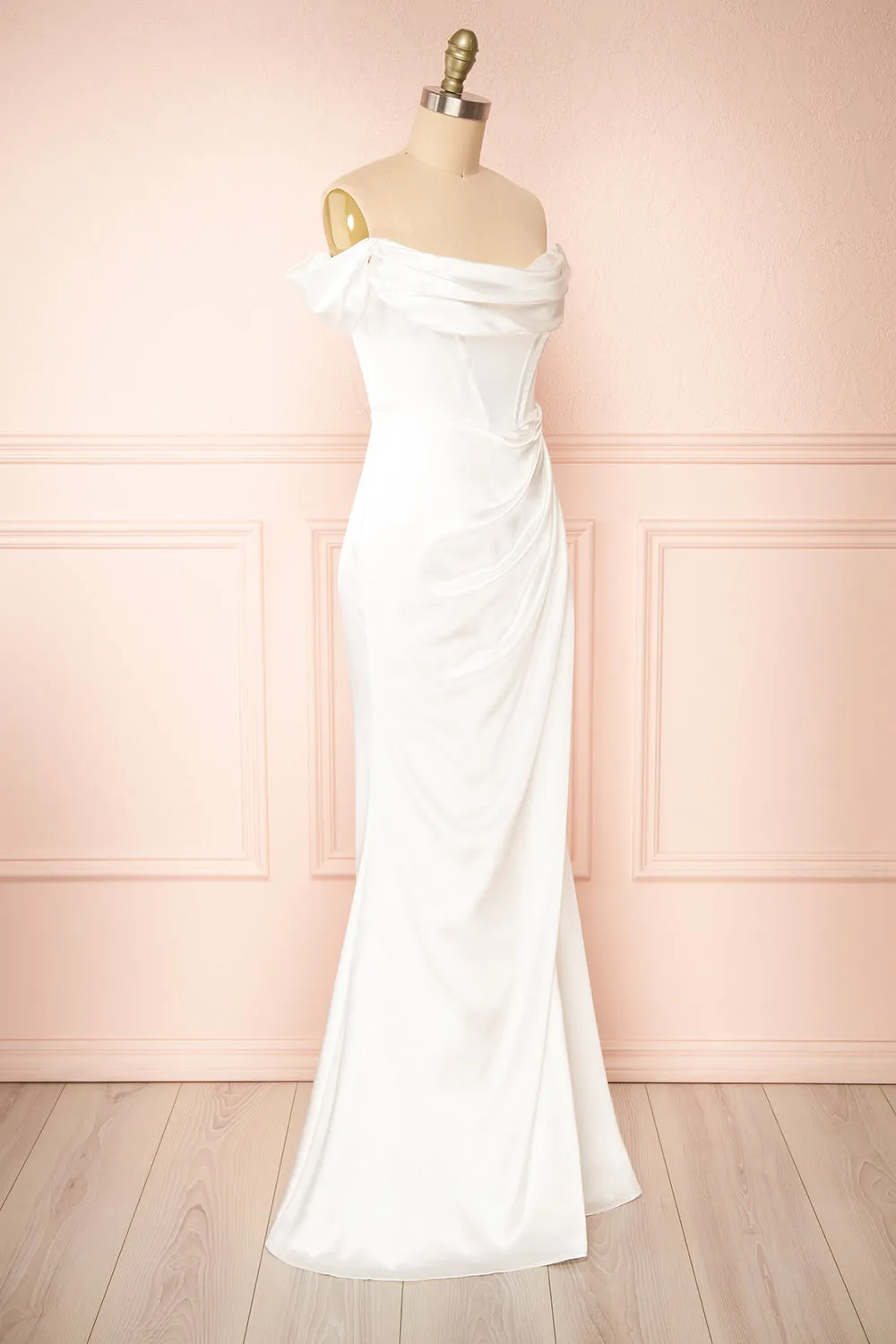 Symone | Off-Shoulder Corset Bridal Dress sold by Boutique 1861 product image thumbnail 4