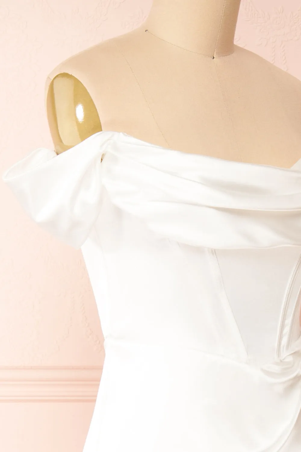 Symone | Off-Shoulder Corset Bridal Dress sold by Boutique 1861 product image thumbnail 5