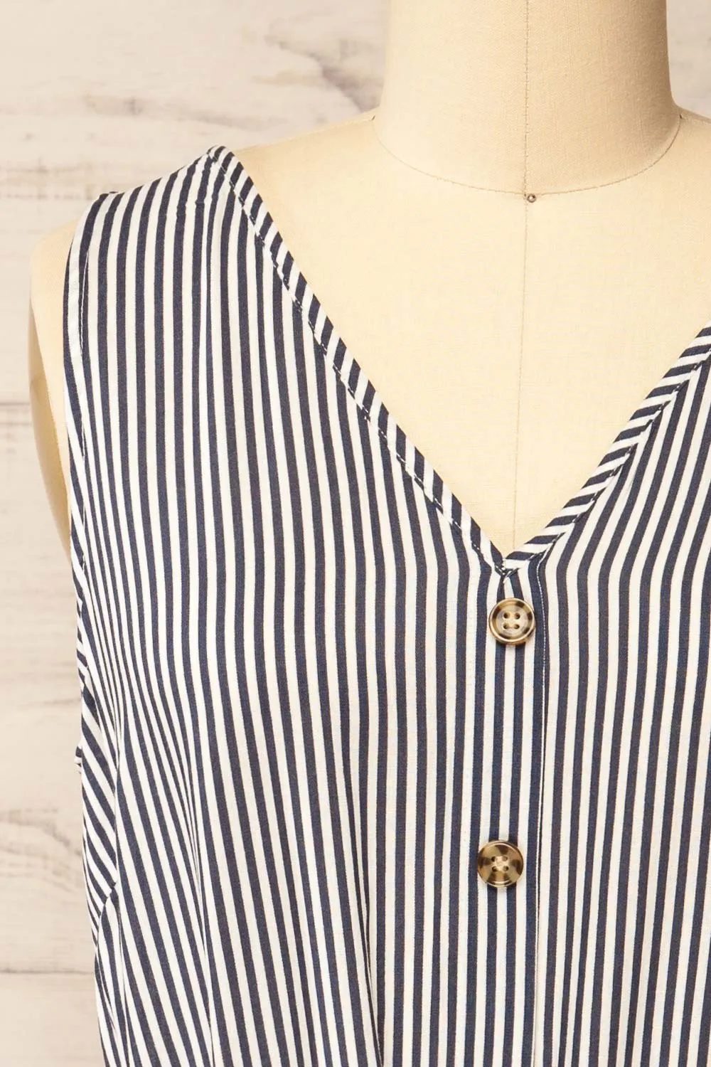 Yanika | Striped Short Dress with Belt sold by Boutique 1861 product image thumbnail 3