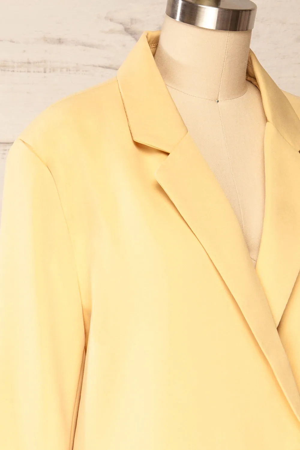 Marousi Yellow | Oversized Blazer sold by Boutique 1861 product image thumbnail 5