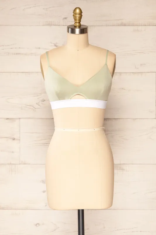 Roveto Mint | Bralette sold by Boutique 1861