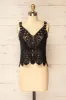 Zagreb Black | Crochet Cropped Cami sold by Boutique 1861