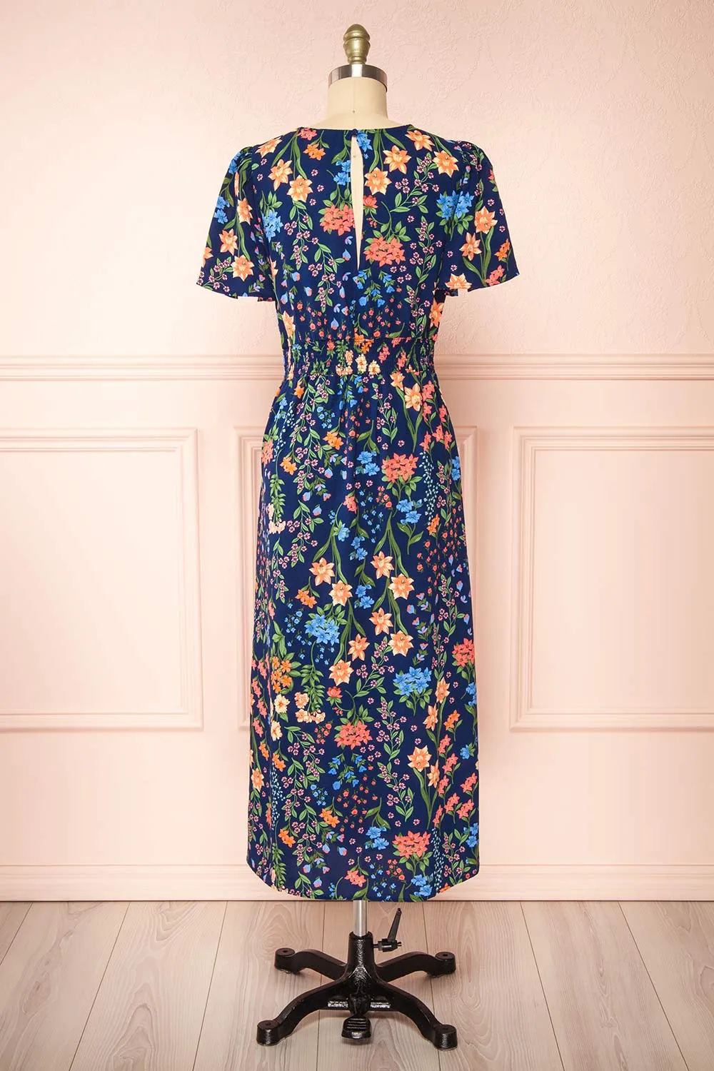 Cirilla | Navy Floral Dress sold by Boutique 1861 product image thumbnail 5