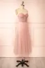 Cyrilla | Midi Pink Tulle Dress sold by Boutique 1861