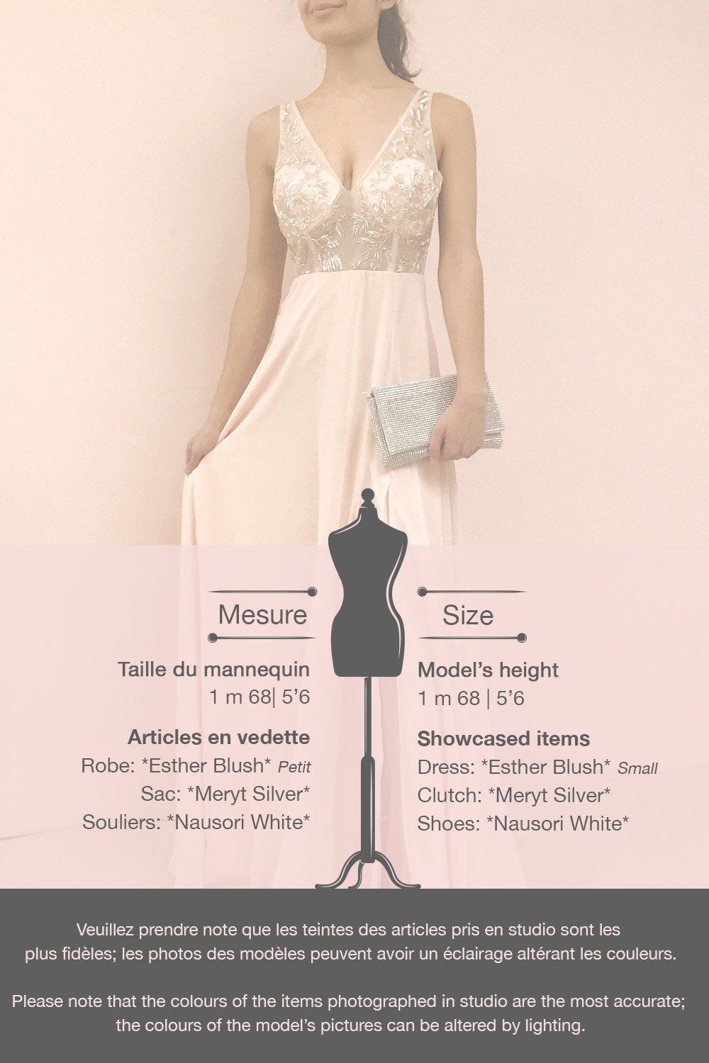 Esther Taupe | Maxi Prom Dress with Slit sold by Boutique 1861 product image thumbnail 10