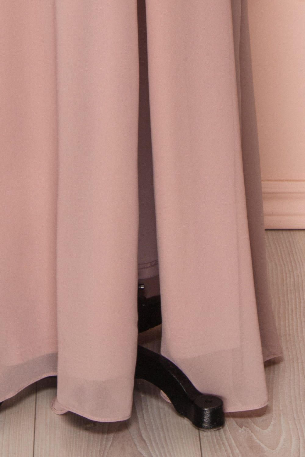 Esther Taupe | Maxi Prom Dress with Slit sold by Boutique 1861 product image thumbnail 8