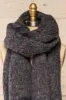 Telford Grey | Fuzzy Knit Scarf sold by Boutique 1861