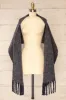 Telford Grey | Fuzzy Knit Scarf sold by Boutique 1861