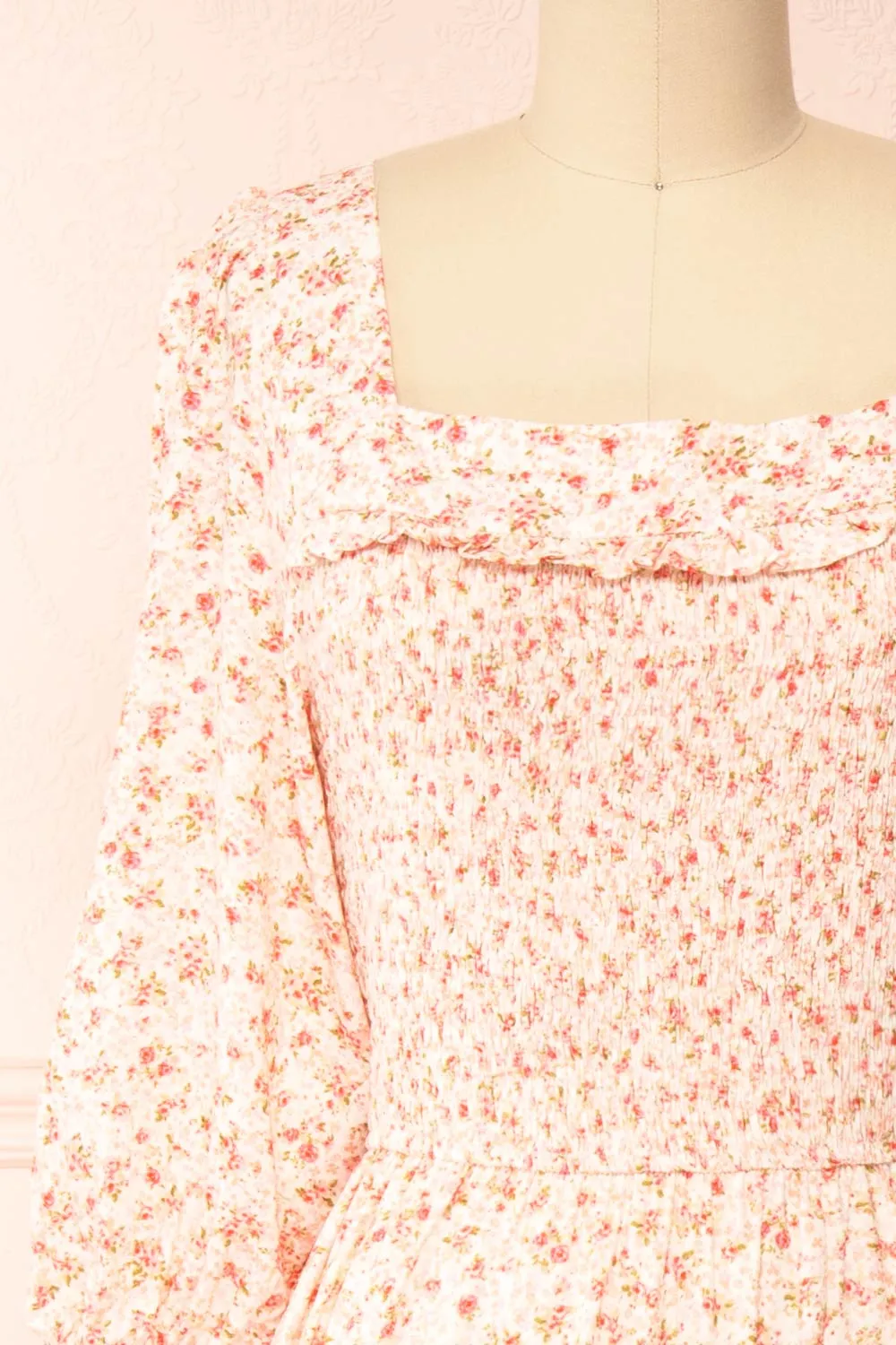 Clarisse | Tiered Floral Midi Dress sold by Boutique 1861 product image thumbnail 2