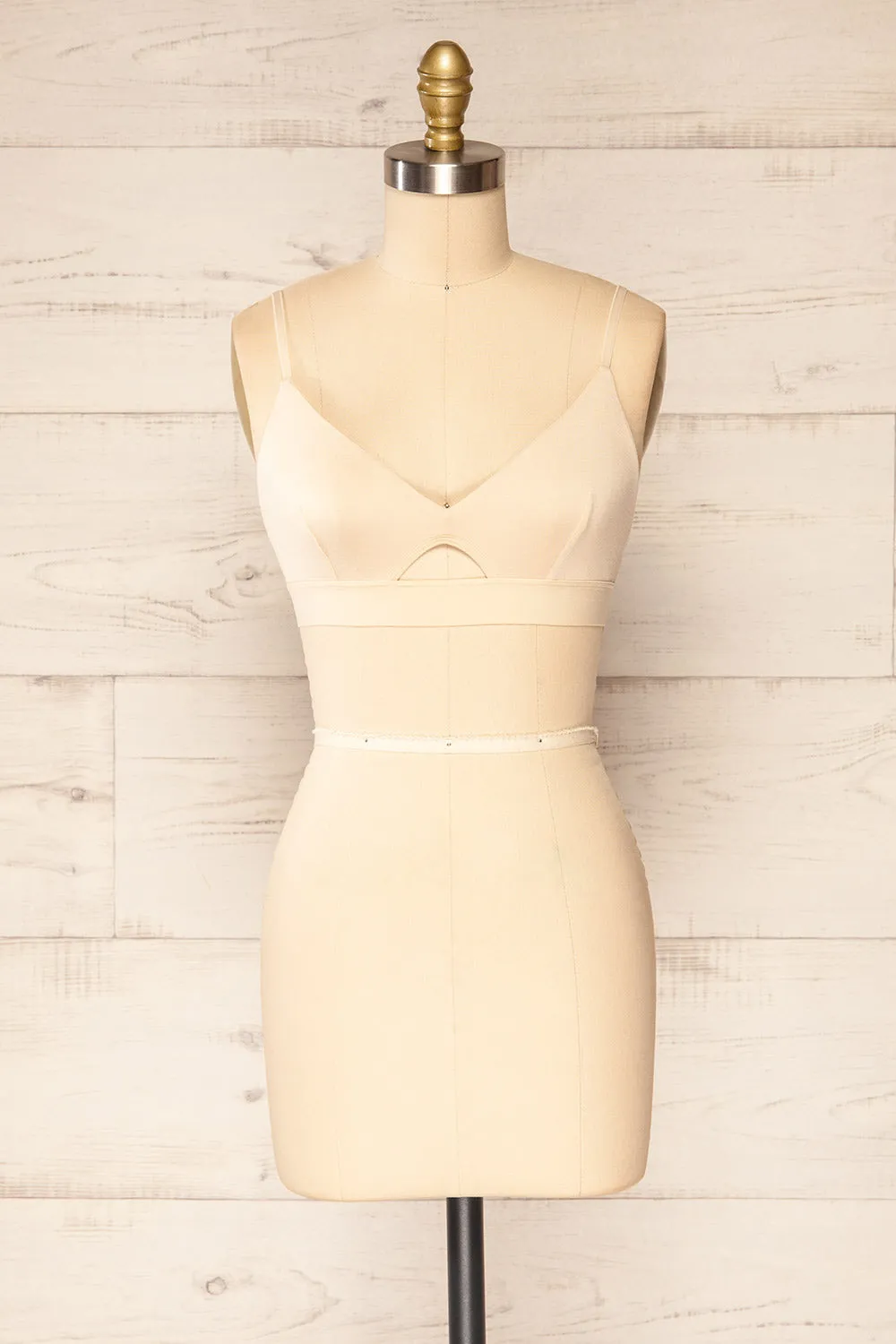 Roveto Cream | Bralette sold by Boutique 1861