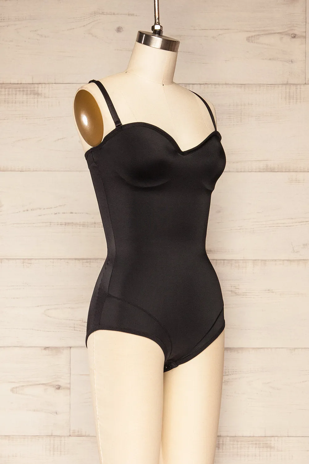 Helia Black | Shaping Bodysuit w/ Adjustable Straps sold by Boutique 1861 product image thumbnail 5