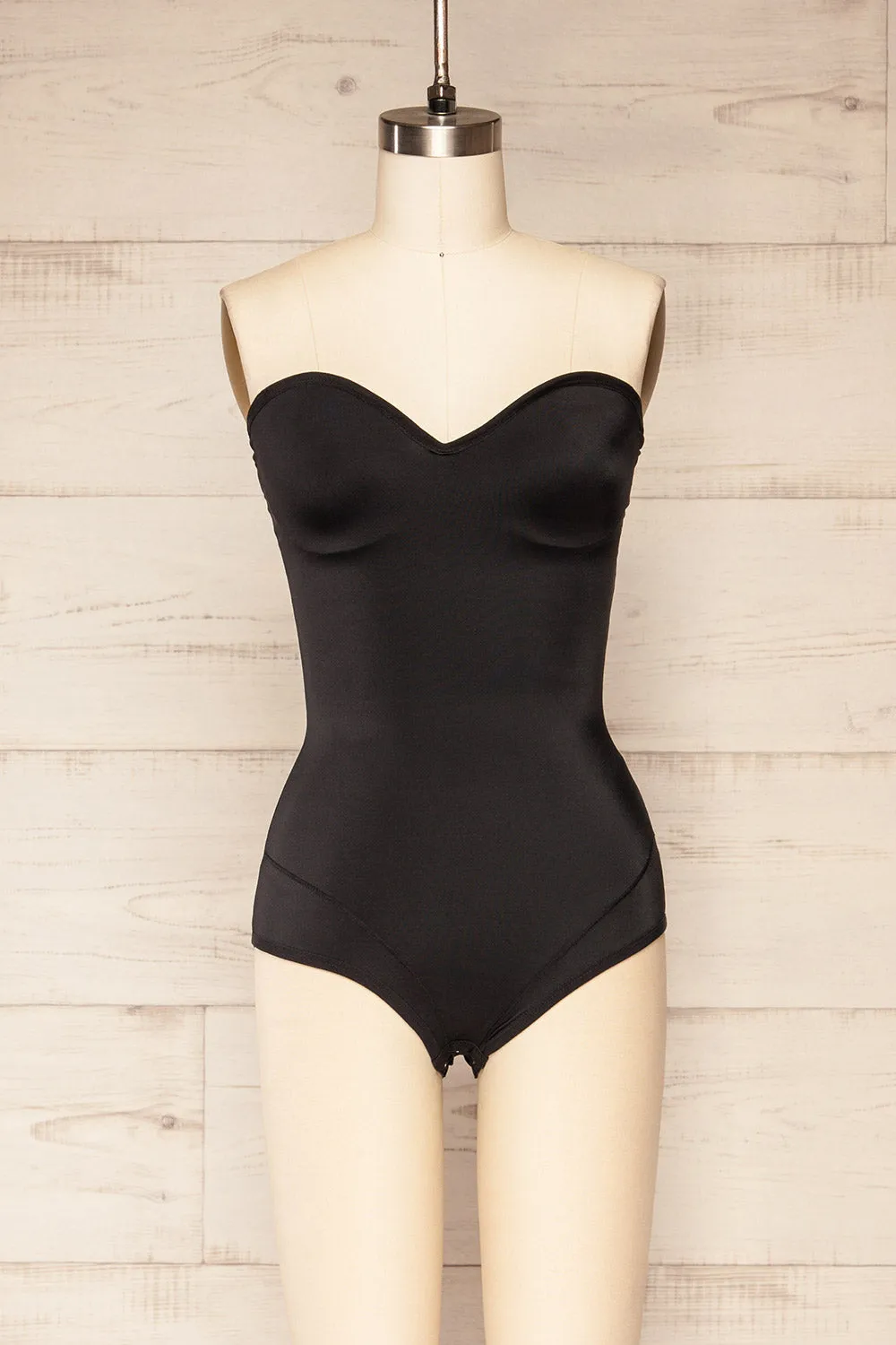 Helia Black | Shaping Bodysuit w/ Adjustable Straps sold by Boutique 1861 product image thumbnail 3